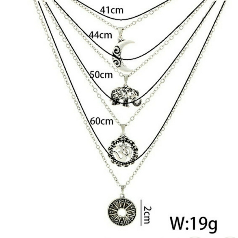 💌 Celtic style multi layer necklace - Picture 5 of 7